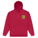 Mountain Dew Check Chest Red Hot Chilli Hoodie