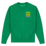 Mountain Dew Check Chest Kelly Green Sweatshirt