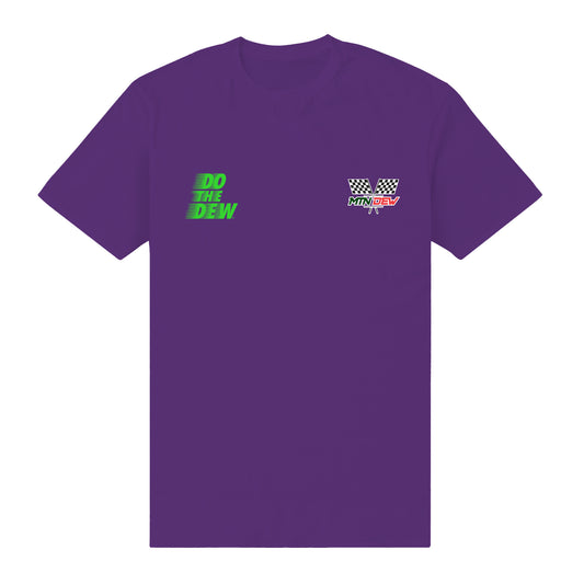 Mountain Dew Racing Slogan Purple T-Shirt