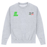 Mountain Dew Racing Slogan Heather Grey Sweatshirt