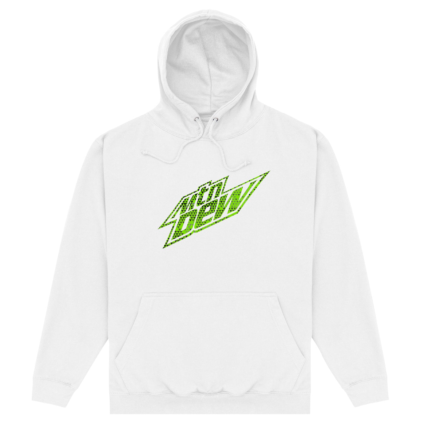 Mountain Dew Speckled Logo White Hoodie