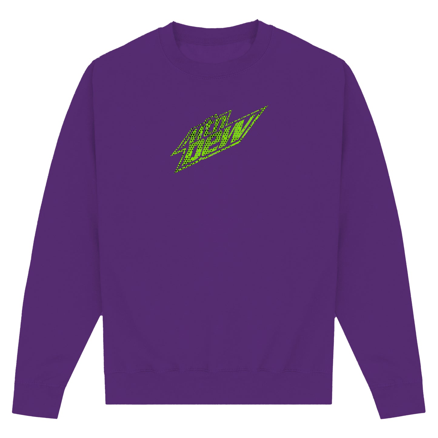 Mountain Dew Speckled Logo Purple Sweatshirt