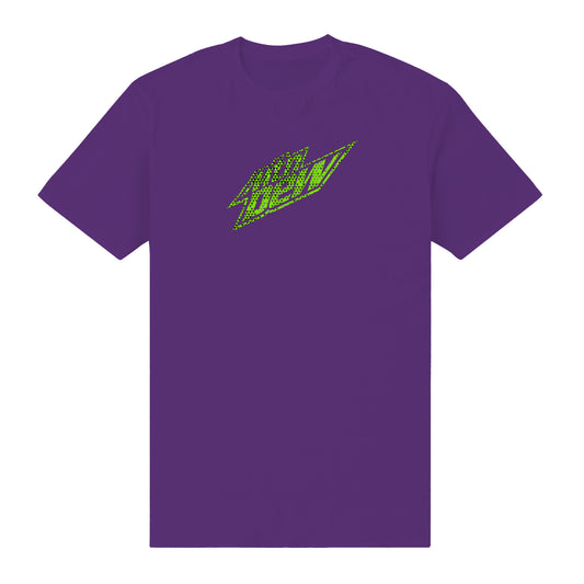 Mountain Dew Speckled Logo Purple T-Shirt