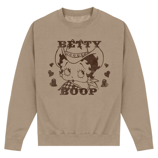 Betty Boop Cowgirl Nude Sweatshirt