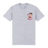 Betty Boop 'Strike A Pose' Heather Grey T-Shirt