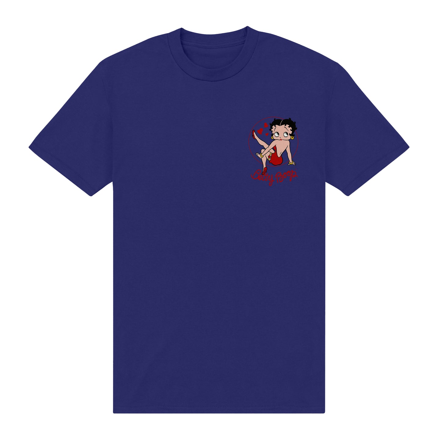 Betty Boop 'Strike A Pose' Cobalt Blue T-Shirt