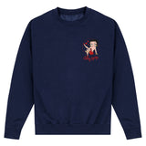 Betty Boop 'Strike A Pose' Navy Sweatshirt