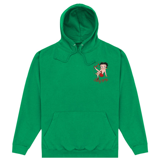 Betty Boop 'Strike A Pose' Kelly Green Hoodie