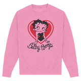 Betty Boop Heart Pink Sweatshirt