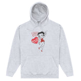 Betty Boop Oop-A-Doop Heather Grey Hoodie