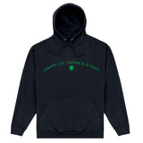 Happy St.Patrick's Day Clover Black Hoodie