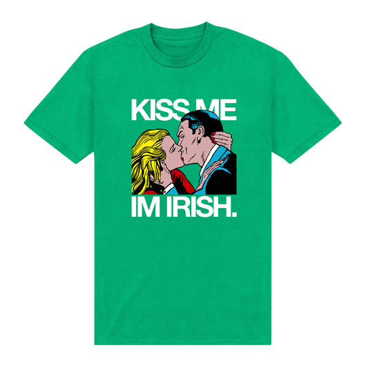 Kiss Me I'm Irish Kelly Green T-Shirt