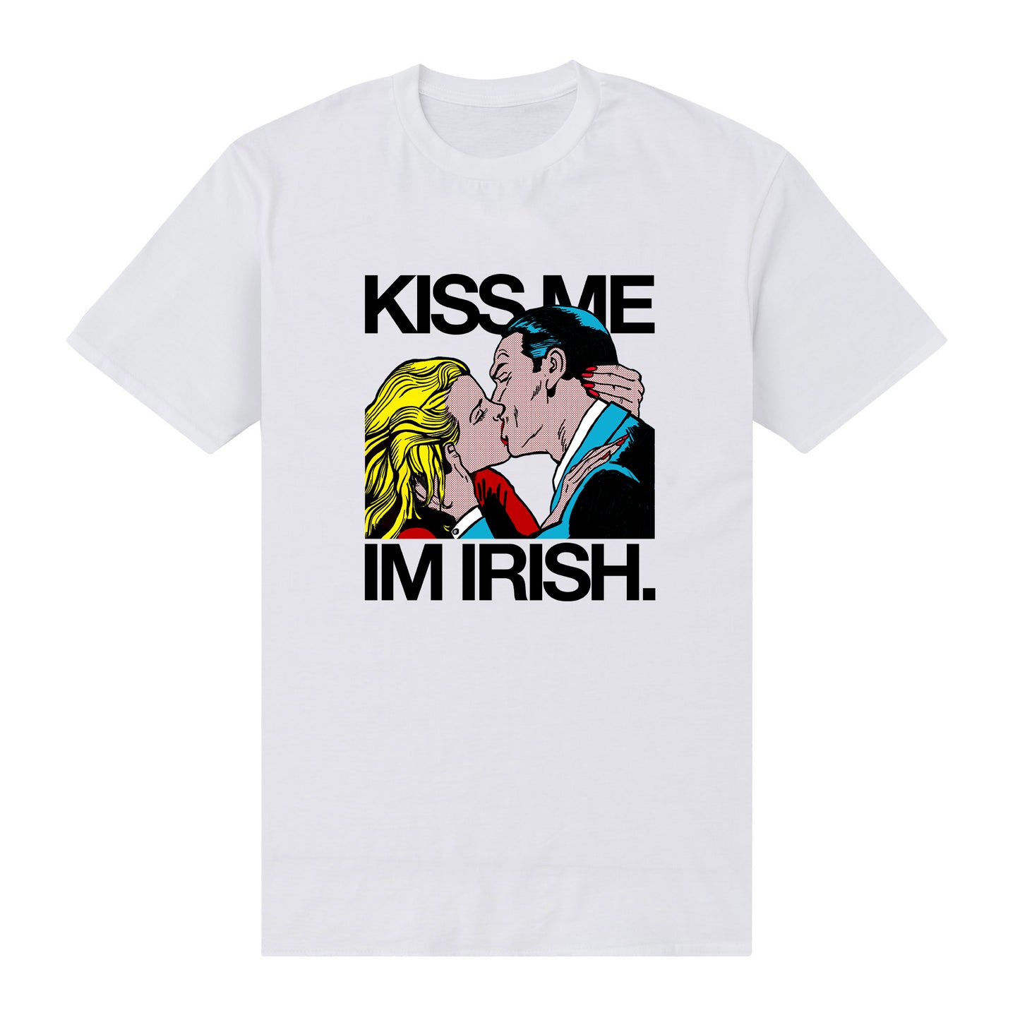 Kiss Me I'm Irish Kelly White T-Shirt