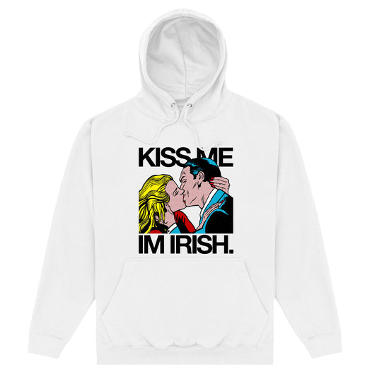 Kiss Me I'm Irish Kelly White Hoodie