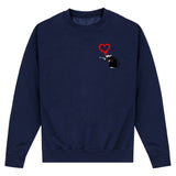 Banksy Love Rat Navy Sweatshirt