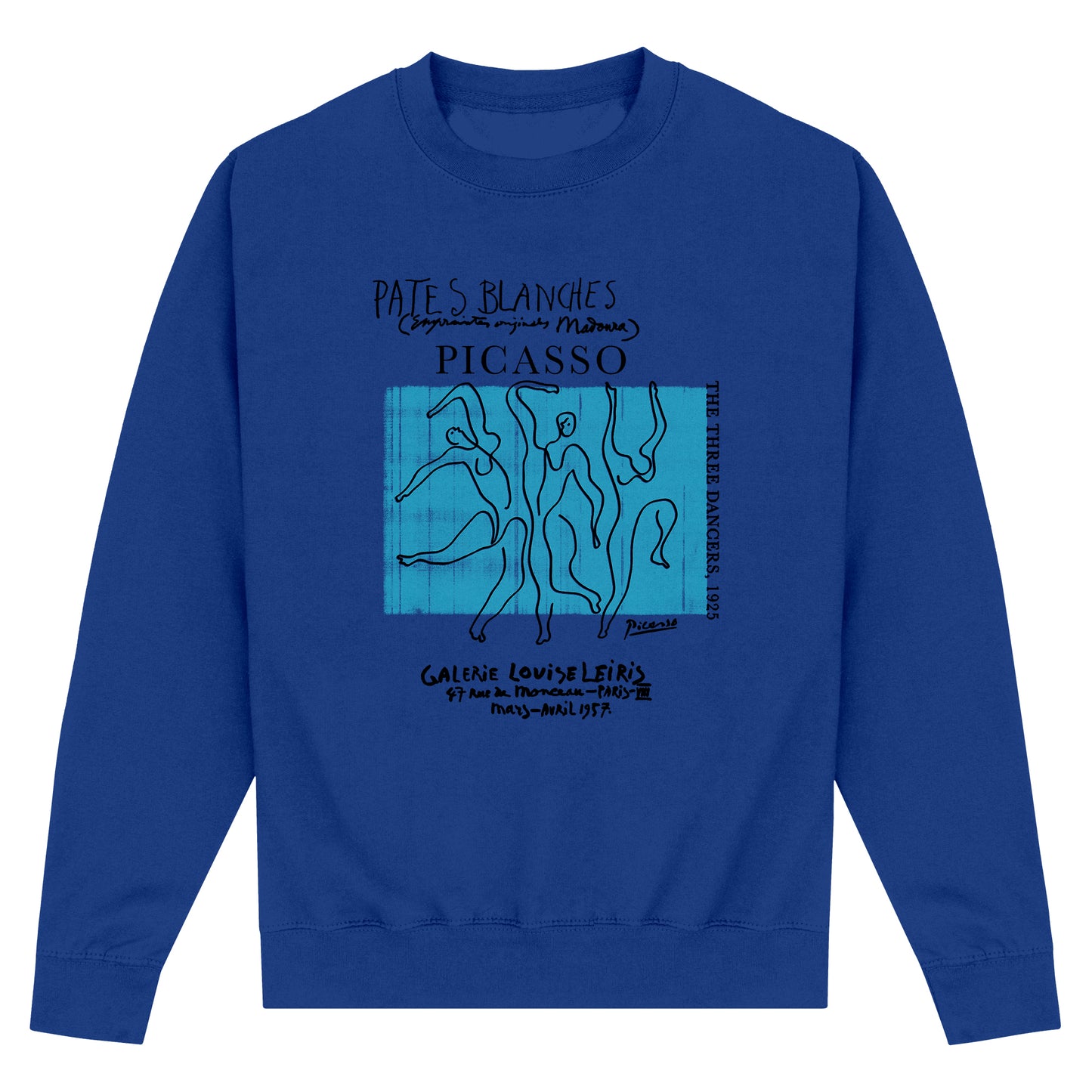 Picasso Three Dancers Bright Royal Sweatshirt