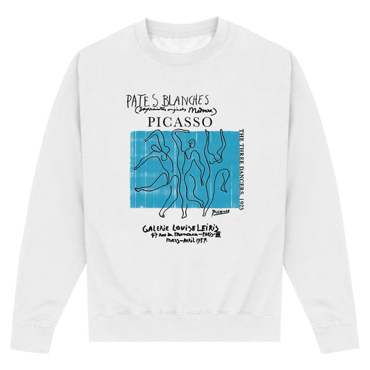 Picasso Three Dancers White Sweatshirt