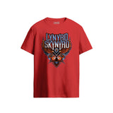 Lynyrd Skynyrd Outlaw Eagle & Crossed Guitars Red T- Shirt