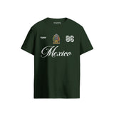 Mexico 1986 Vintage Football Heritage  Evergreen T-Shirt
