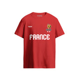 France National Team Graphic Red T-Shirt