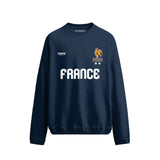 France National Team Graphic Navy Blue Sweatshirt