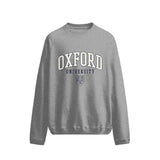 Oxford Heritage Varsity Crest Light Heather Sweatshirt