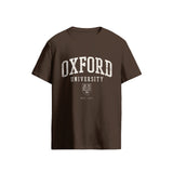 Oxford 1231 Collegiate Streetwear Chocolate T-Shirt