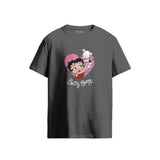 Betty Boop & Pudgy Heartfelt Friends Vintage Graphic T-Shirt
