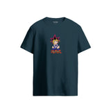 Official Yu-Gi-Oh! Chibi Yugi Graphic Denim Blue T-Shirt