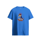 Official Yu-Gi-Oh! Yugi Duel Disk Graphic Bright Blue T-Shirt