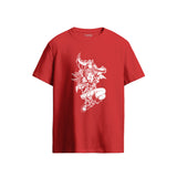 Yu-Gi-Oh! Dark Magician Girl Monochrome Red T-Shirt
