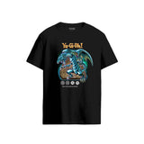 Official Yu-Gi-Oh! Legendary Blue-Eyes White Dragon Black T-Shirt