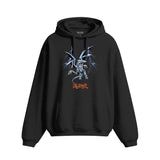Official Yu-Gi-Oh! Blue-Eyes White Dragon Lightning  Black Hoodie