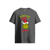 Everybody Loves a Grinch Slate Grey T-Shirt