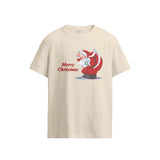 Pierce Archive Merry Christmas Santa Oat T-Shirt