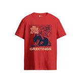 Pierce Archive Christmas Business Santa Red T-Shirt