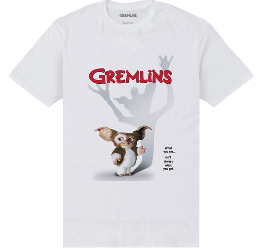 Gremlins Poster White T-Shirt