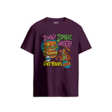 Scooby-Doo Zoinks Zombie Burger Purple T-Shirt
