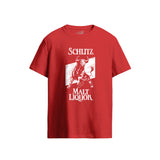 Schlitz Malt Liquor Classic Bull Graphic Red T-Shirt