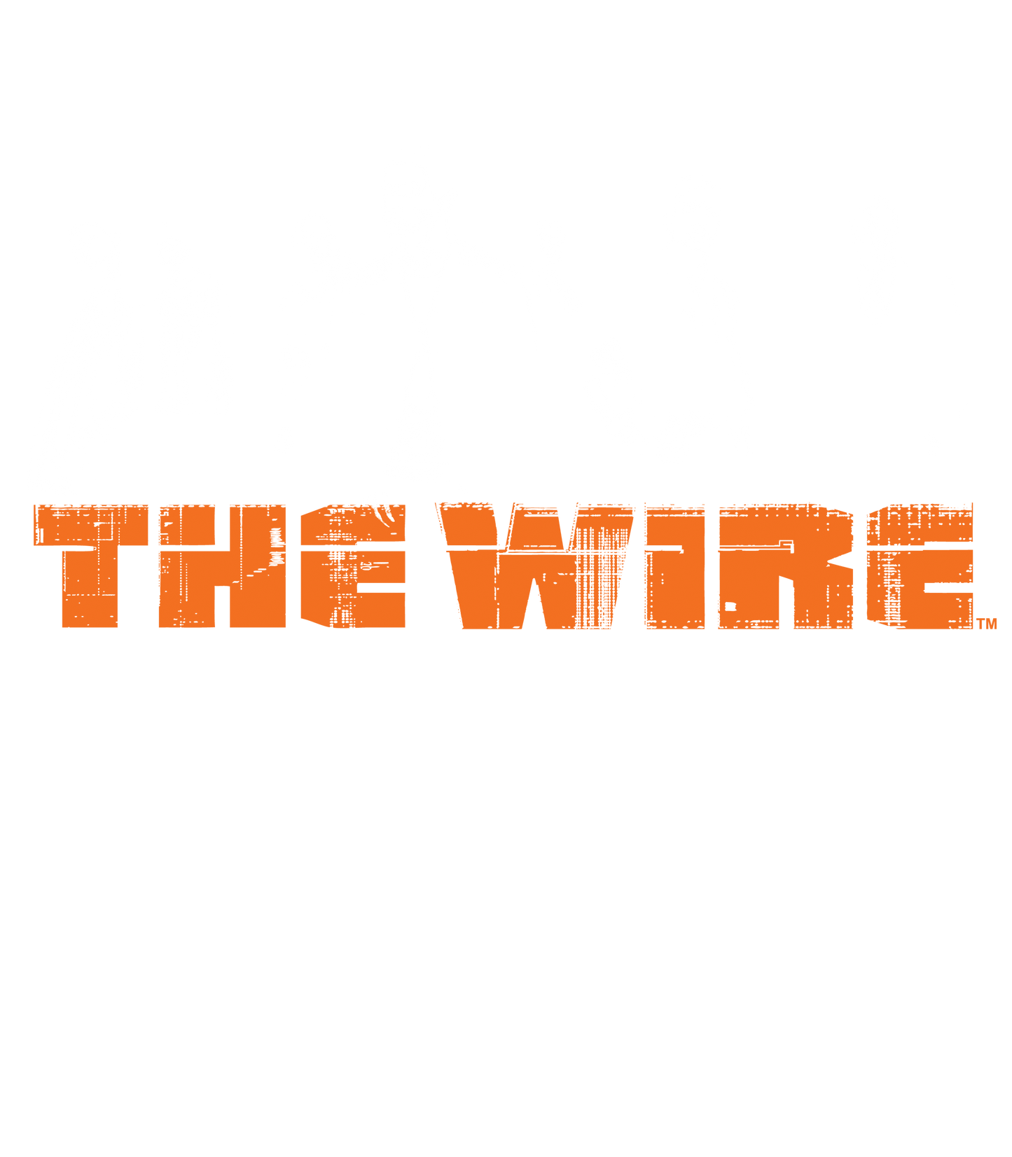 The Wire Logo Black Sweatshirt