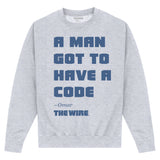 The Wire Quote Heather Grey Sweatshirt