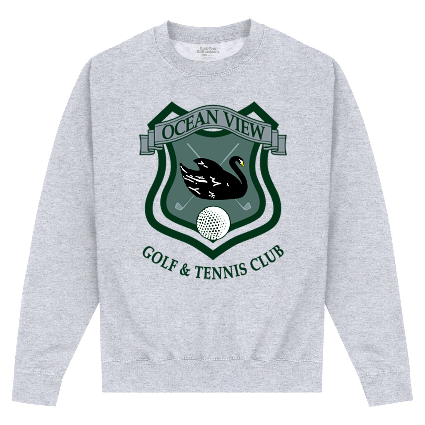 Curb Your Enthusiasm Ocean View Heather Grey Sweatshirt