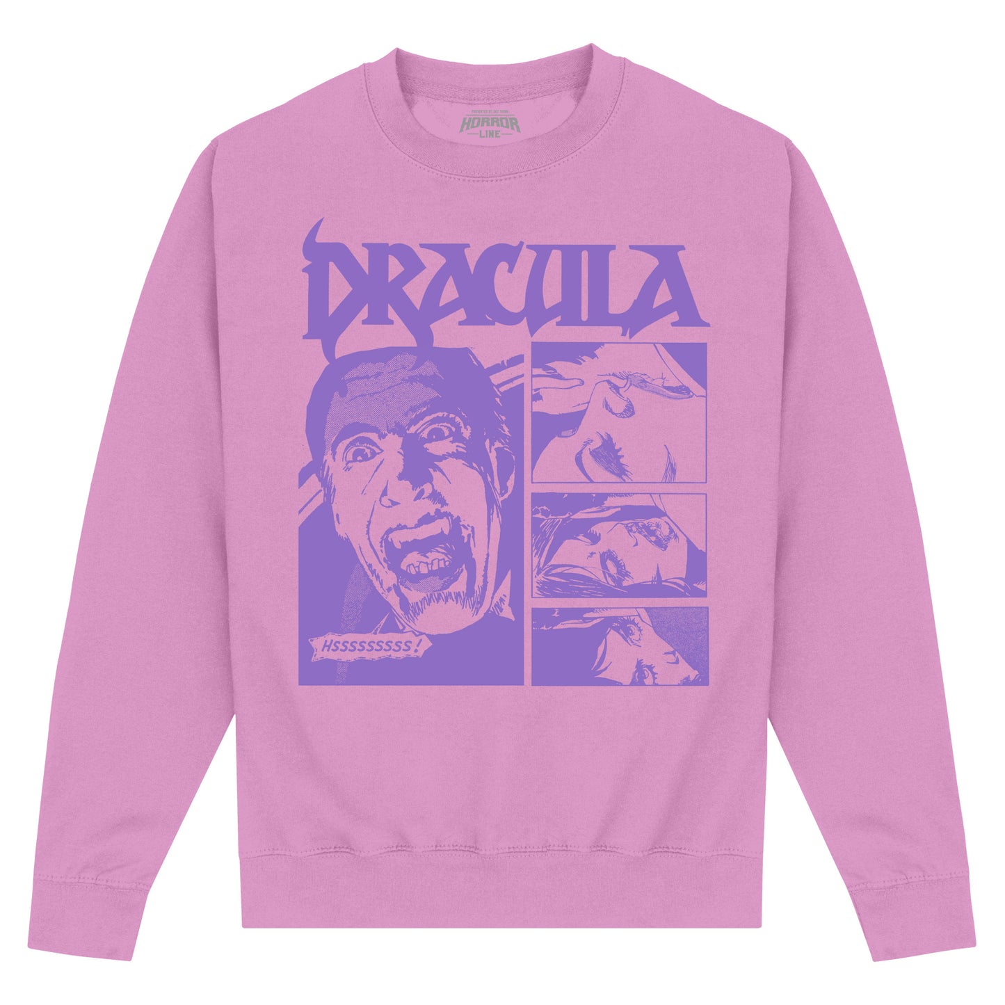 Horrorline Dracula Lavender Sweatshirt