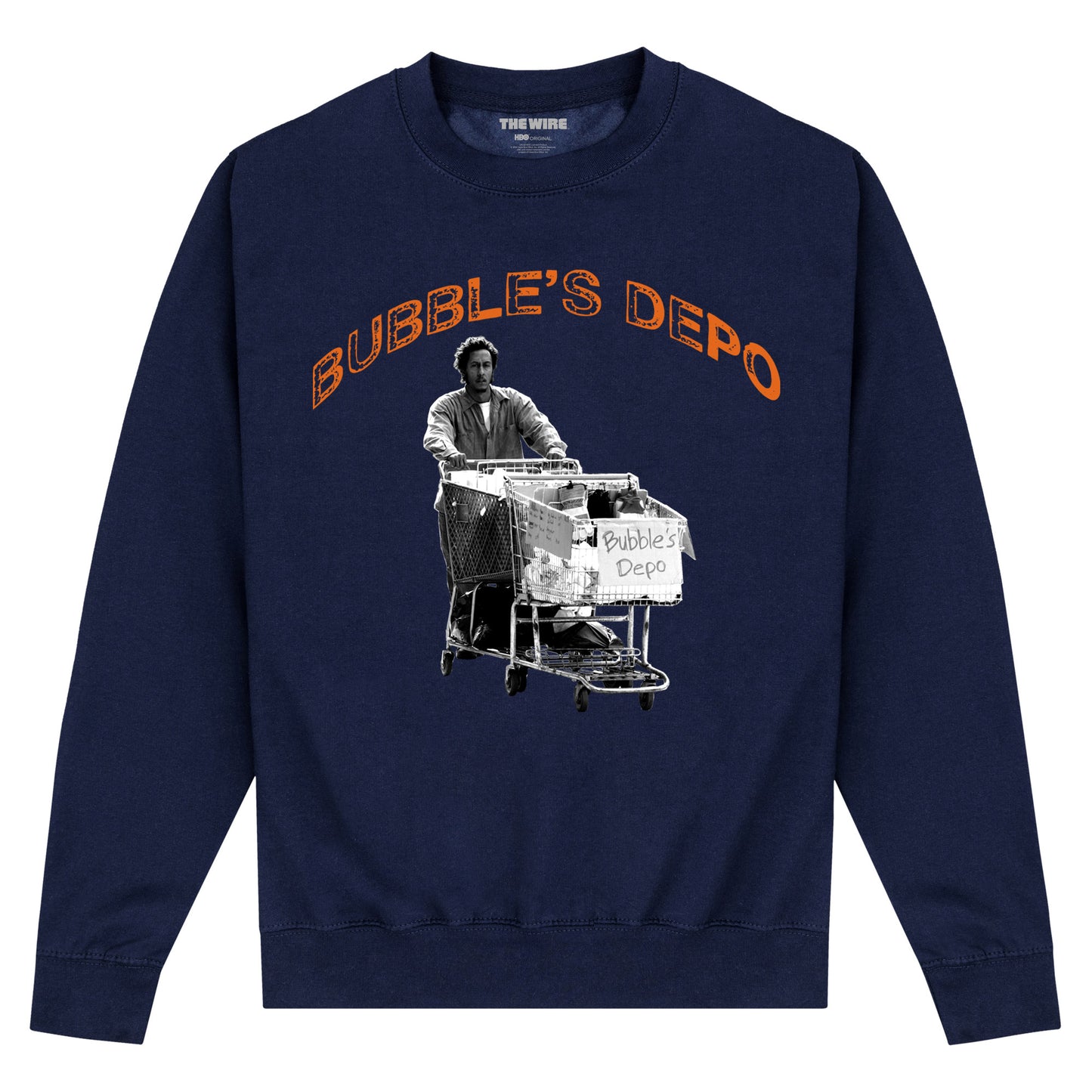 The Wire Bubble Navy Sweatshirt