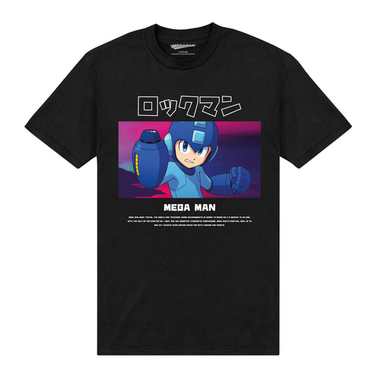 Mega Man Black Everlasting Peace T-Shirt