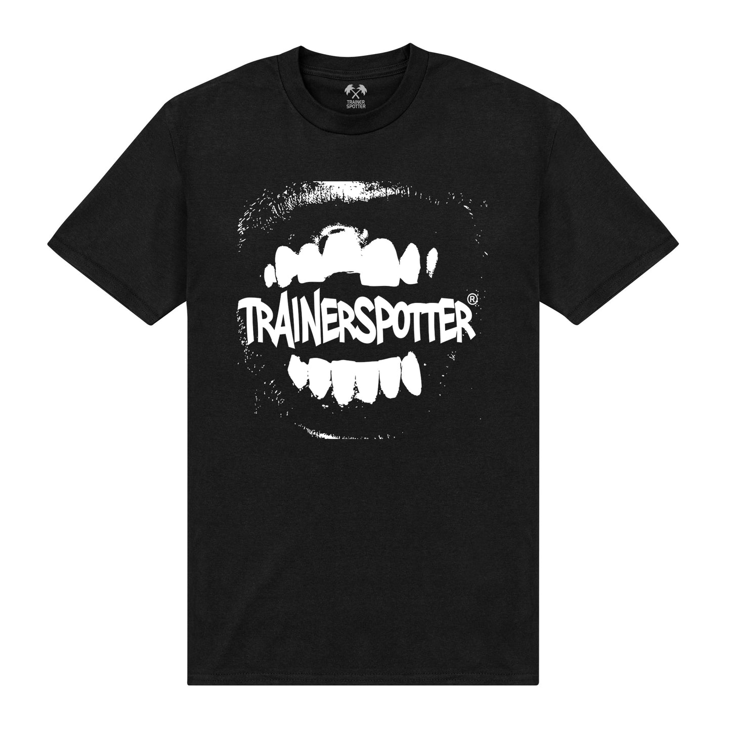 Trainer Spotter Mouth Black T-Shirt