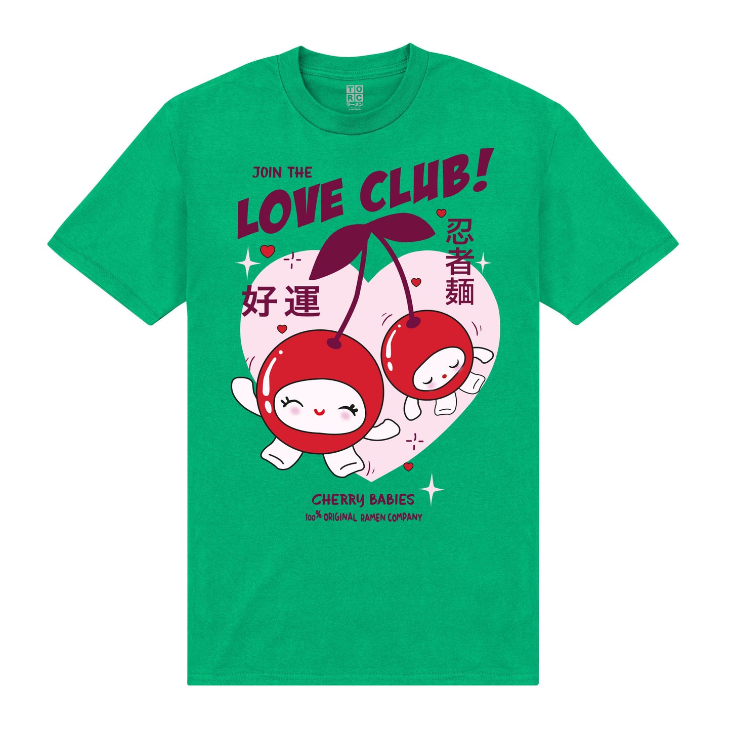 Torc Ramen Love Club Green T-Shirt