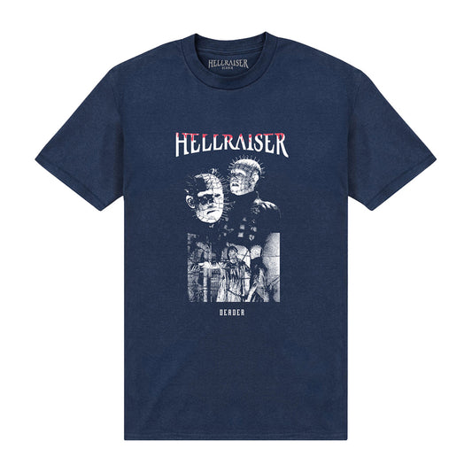 Hellraiser Deader Navy Portrait T-Shirt