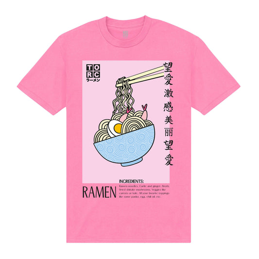 Torc Ramen Ingredients Pink T-Shirt