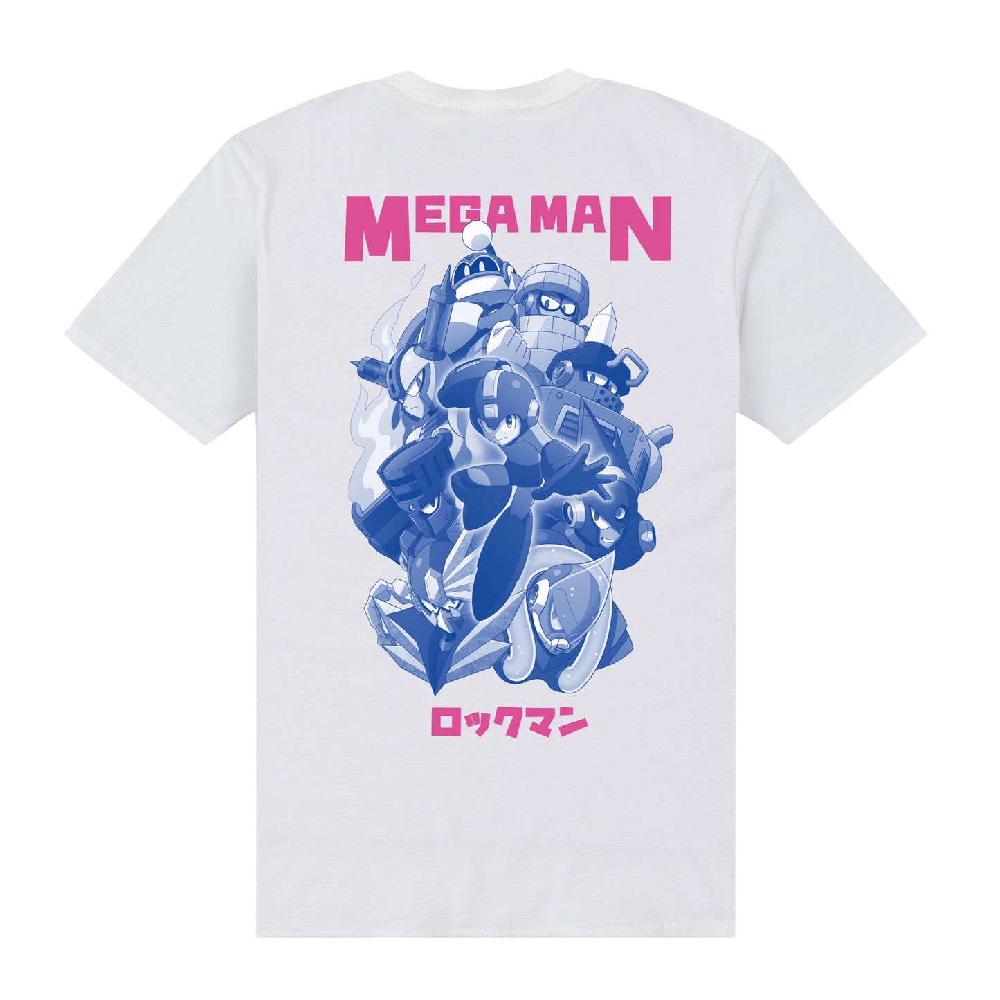 Mega Man Montage White T-Shirt